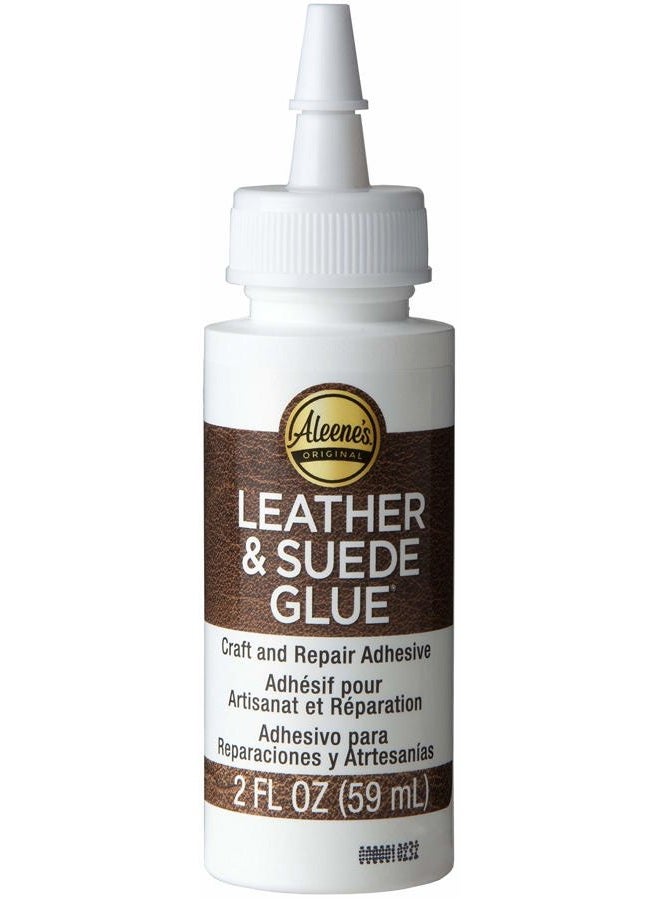 Aleene'S Leather & Suede Adhesive Carded 2Oz, White, 43763 - Image 2